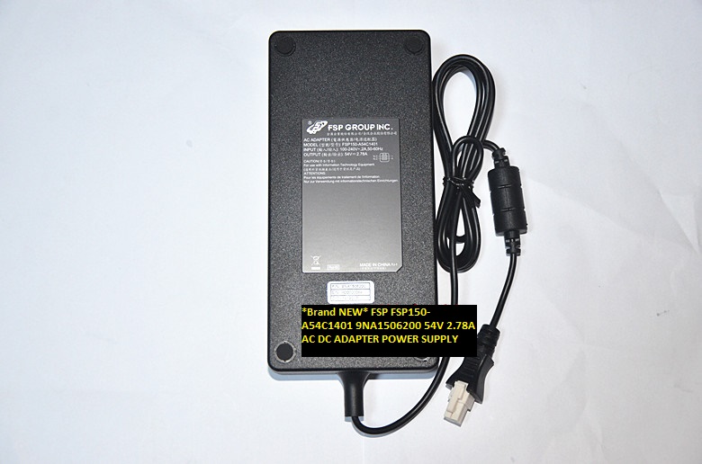 *Brand NEW* 54V 2.78A AC DC ADAPTER FSP 9NA1506200 FSP150-A54C1401 POWER SUPPLY